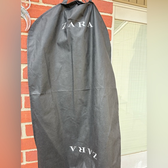 Zara Faux Suede Short Trench Coat - Picture 6 of 10